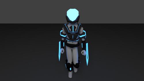 Simple SCI-FI Character preview image